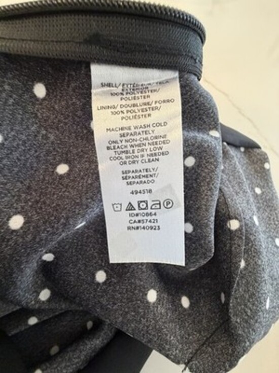 LOFT Black/White Polka Dot Wait Tie Faux Wrap 3/4 Sleeve Mini Skater Dress, Sz 8 - Picture 8 of 16